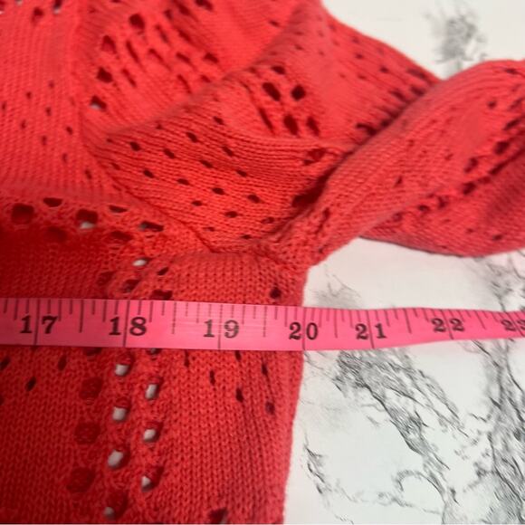 NWT Anthropologie Pilcro Pointelle Babydoll Sweater Sz M - Picture 6 of 9